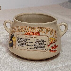 Vintage Gulaschuppe German Volksmarch Soup Recipe Mug - 1990 Aglasterhausen #1